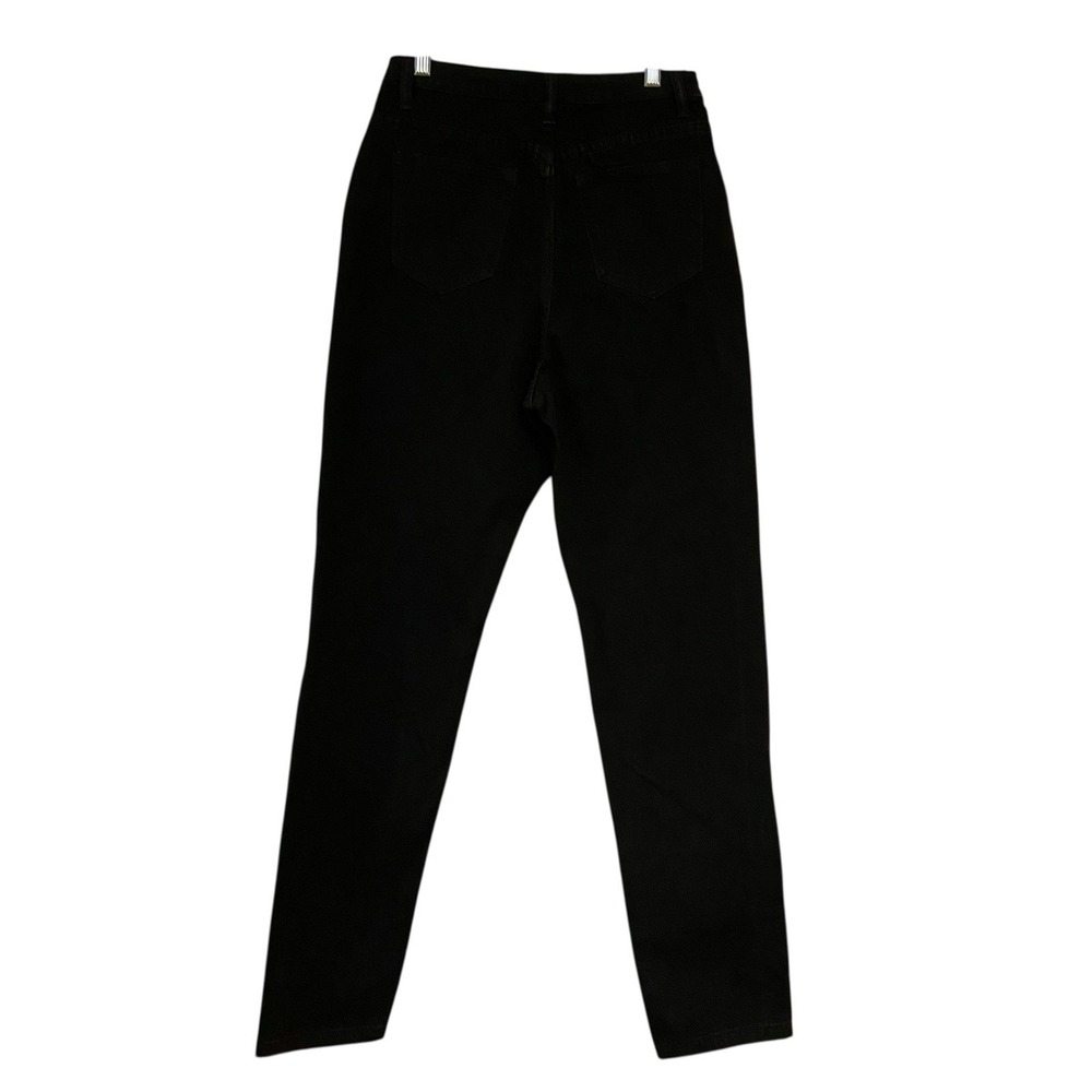 NEW Missguided Women's Riot High Waisted Mom Jeans Size Tall 4 Black - Picture 3 of 11